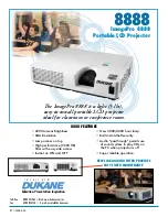 Dukane ImagePro 8888 Specifications preview