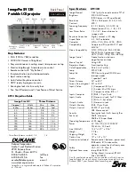 Preview for 2 page of Dukane ImagePro 8913H Specification Sheet