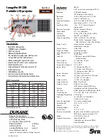 Preview for 2 page of Dukane ImagePro 8923H Specifications