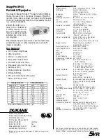 Preview for 2 page of Dukane ImagePro 8940 Specification Sheet