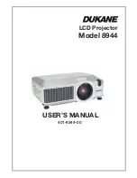 Preview for 1 page of Dukane ImagePro 8944 User Manual