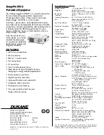 Preview for 2 page of Dukane ImagePro 8946 Specifications