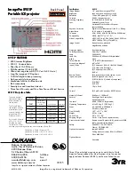 Preview for 2 page of Dukane ImagePro 8951P Specifications