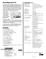 Предварительный просмотр 2 страницы Dukane P61A Specification Sheet