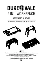 Preview for 1 page of Duke & Vale 4 IN 1 WORKBENCH Operation Manual