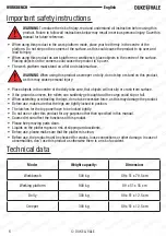 Preview for 6 page of Duke & Vale 4 IN 1 WORKBENCH Operation Manual