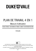 Preview for 7 page of Duke & Vale 4 IN 1 WORKBENCH Operation Manual