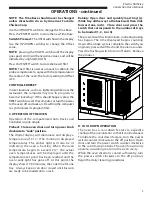 Предварительный просмотр 9 страницы Duke 59-E3P Installation, Operation, Parts & Maintenance Manual