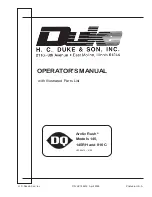 Duke Arctic Rush 145 Operator'S Manual preview