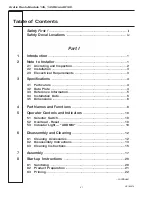 Предварительный просмотр 9 страницы Duke Arctic Rush 145 Operator'S Manual