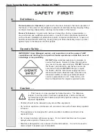 Preview for 6 page of Duke DQ 957RMT Operator’S Manual With Illustrated Parts List