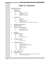 Preview for 9 page of Duke DQ 957RMT Operator’S Manual With Illustrated Parts List