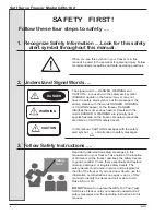 Preview for 4 page of Duke DQ GEN-102 Operator’S Manual With Illustrated Parts List