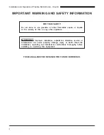 Preview for 4 page of Duke FBB-EC-208 Installation And Operation Manual