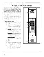 Preview for 10 page of Duke FBB-EC-208 Installation And Operation Manual