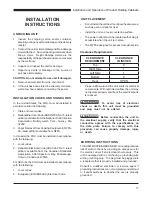 Preview for 17 page of Duke FWM 6-42 SERIES Installation And Operation Manual