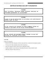 Preview for 2 page of Duke HDC-37.5-240 Service Manual