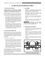 Предварительный просмотр 6 страницы Duke X-STREAM WASH Installation And Operation Manual