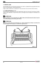 Preview for 36 page of Dulevo 700 M Use And Maintenance