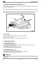 Preview for 38 page of Dulevo 700 M Use And Maintenance