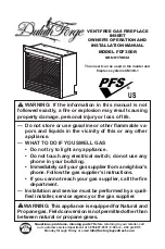 Duluth Forge 170032 Owner'S Operation And Installation Manual предпросмотр