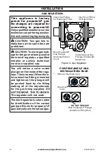 Preview for 10 page of Duluth Forge 170032 Owner'S Operation And Installation Manual