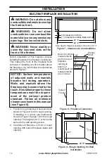 Preview for 12 page of Duluth Forge 170032 Owner'S Operation And Installation Manual