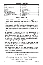 Preview for 2 page of Duluth Forge 170038 Operation And Installation Manual