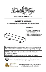 Preview for 1 page of Duluth Forge 170055 Owner'S Manual