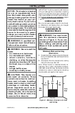 Preview for 9 page of Duluth Forge CM300-1 Owner'S Operation And Installation Manual