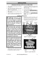 Предварительный просмотр 15 страницы Duluth Forge DF25SMS Owner'S Operation And Installation Manual