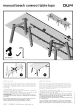 Предварительный просмотр 2 страницы Dum Beech Connect 71 Assembly Instructions