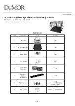 Preview for 1 page of Dumor HLF1710 Assembly Manual