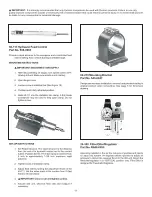 Предварительный просмотр 11 страницы dumore 8568 Parts List And Operating Instructions