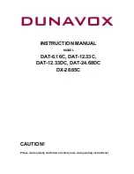 Preview for 1 page of Dunavox DAT-12.33C Instruction Manual