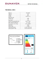 Preview for 4 page of Dunavox DX-8.25DG Instruction Manual