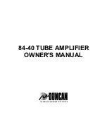 Duncan 84-40 Owner'S Manual предпросмотр