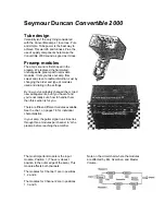 Preview for 4 page of Duncan Convertible 2000 Owner'S Manual