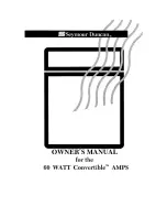 Preview for 1 page of Duncan Convertible 60 WATT Owner'S Manual