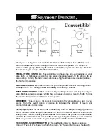 Preview for 7 page of Duncan Convertible Combo Owner'S Manual