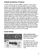 Preview for 7 page of Duncan Deja Vu SFX-10 User Manual