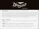 Предварительный просмотр 2 страницы Duncan Dirty Deed User Manual