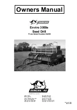 Duncan Enviro 3000e Owner'S Manual preview