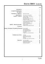 Preview for 3 page of Duncan Enviro DD55 Original Instructions Manual