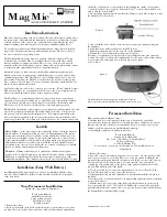 Duncan Mag Mic 11520-21 Installation Instructions preview