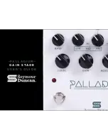 Предварительный просмотр 1 страницы Duncan Palladium Gain Stage User Manual