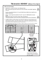 Preview for 24 page of Duncan Renovator AS4000 Owner'S Manual