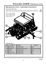 Preview for 31 page of Duncan Renovator AS4000 Owner'S Manual