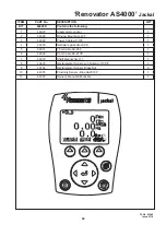 Preview for 71 page of Duncan Renovator AS4000 Owner'S Manual