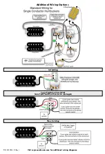 Предварительный просмотр 2 страницы Duncan SH-8n Invader Wiring Diagram